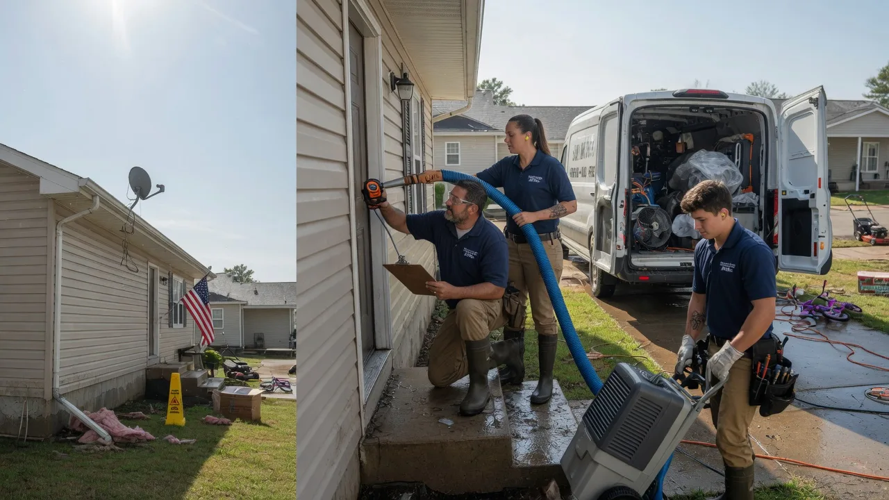 Ceiling Water Damage Restoration in Aroma Park, IL near me